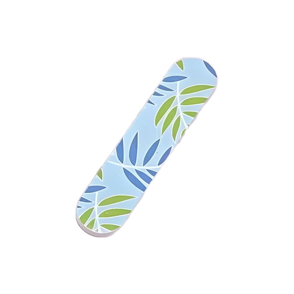 EXLEAF 12 Pcs Mini Nail Files with Fashion Prints, Double-Sided Emery Board and Buffer, Portable 9cm Manicure and Pedicure Tools for Home and Travel
