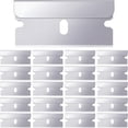 thumbnail image 1 of EXLEAF 120 Pcs Straight Razor Blades, Carbon Steel Single Edge Razor Blades Bulk, Replacement Heavy Duty Utility Sharp Blade for Scraping Box Cutting Glass and Paint Removal Stickers, 1 of 7