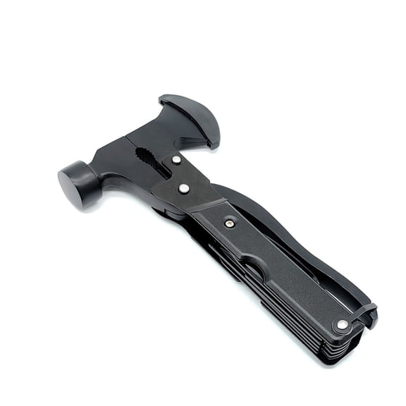 EXLEAF 14-In-1 Multitool Camping Axe - Multi Tool with Knife, Hammer, Saw, Screwdrivers, Bottle Opener - Camping Tool with Sheath - Tool Gifts for Men, Dad, Husband, and Outdoor Enthusiasts.
