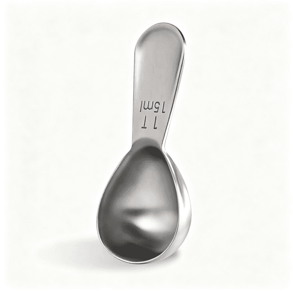 EXLEAF 18/8 Stainless Steel Coffee Scoop:1 Tbsp Scoop Metal Measure Spoon|Stainless Steel Tablespoon Measuring Spoon,Tablespoon Coffee Spoons,Short Handle Tbsp Scooper for Ground Coffee Bean Powder