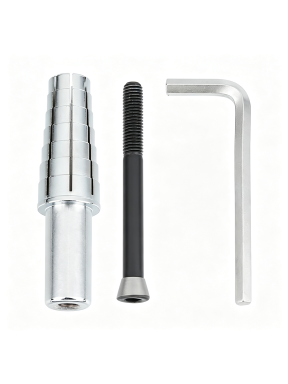 1Set Expanding Ring Mandrel with Hex Allen Key Steel Ring Stretcher Ring Mandrel for Lathe Heavy Duty Ring Shaper Tool for Ring Turning and Ring Making Ring Size 7-14