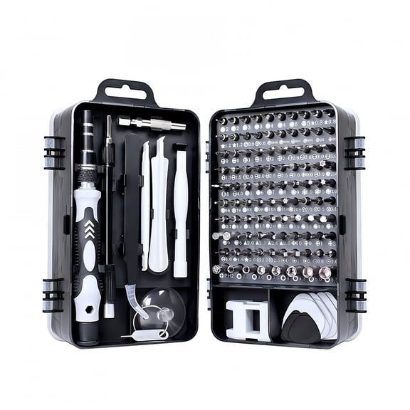 EXLEAF 2026 New 115 in 1 Screwdriver Set,Magnetic Diy Precision Tool Kit for Glasses Pc Laptop Mobile Cell Phone Digital Watch
