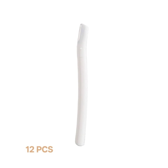 EXLEAF 2026 New 12 Pcs Eyebrow Razor Multi-Function Beauty Tool Facial Razor Compact Size Gentle Blade Razors for Women for Home Travel Spa Style4