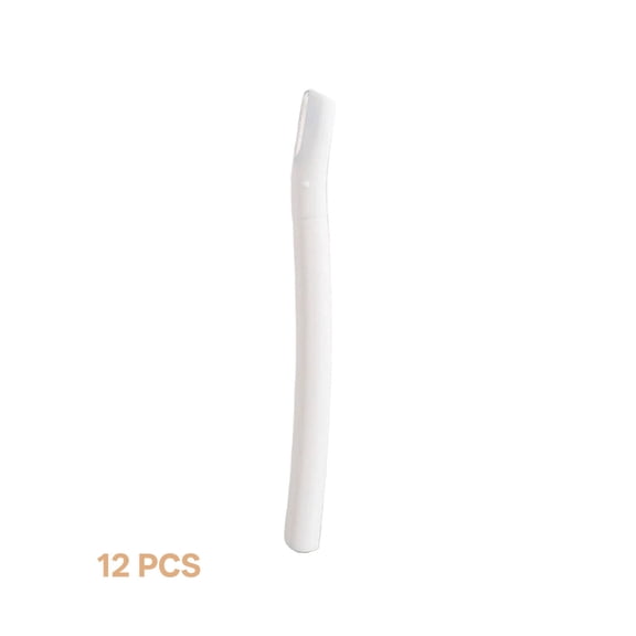EXLEAF 2026 New 12 Pcs Eyebrow Razor Multi-Function Beauty Tool Facial Razor Compact Size Gentle Blade Razors for Women for Home Travel Spa Style4