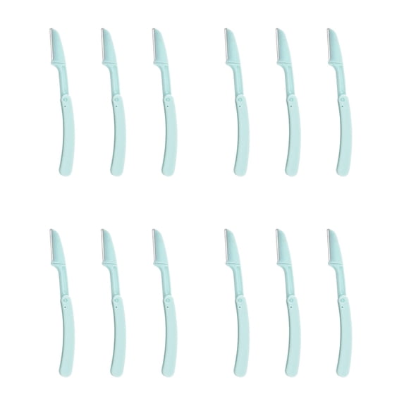 EXLEAF 2026 New 12 Pcs Eyebrow Razor Precision Eyebrow Trimmer Eyebrow Trimmer Easy Use Portable Tool for Eyebrows Face Style2