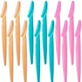 thumbnail image 1 of EXLEAF 2026 New 12 Pcs Face Razors for Women,Dermaplane Tool Eyebrow Razor for Trimming,Multipurpose Exfoliating Women'S Facial Razors and Hair Shaper Remover Face Shavers Trimmer with Cover, 1 of 7
