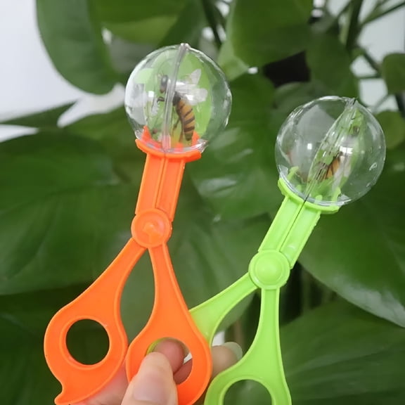 EXLEAF 2026 New 1Pcs Portable Scoopers Bug Insects Catcher Scissors Tweezers Outdoor for Garden,Exploration,Science,Gift