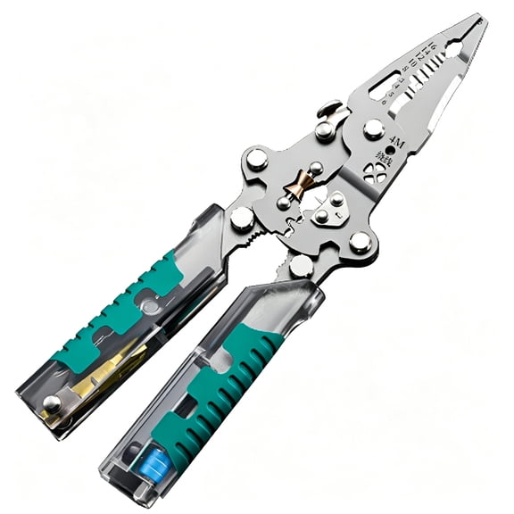 EXLEAF 2026 New 20 in 1 Multi Function Electrician'S Tool with Stripper Screwdriver Crimper and Voltage Tester for Home and Automotive Electrical Repairs Electrician Tools
