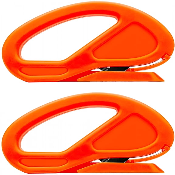 EXLEAF 2026 New 2Pack Safety Vinyl Film Cutter Paper Carbon Fiber Cutting Tool Wraps Cutter Craft Knife Utility Knife Film Wrap Paper Cutter with Razor Blade for Window Tint,Car Wrap