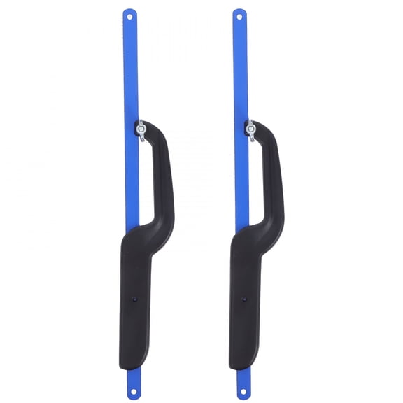 EXLEAF 2026 New 2Pcs 10-12 Inch Small Bow Saw with Plastic Handle Mini Circular Saw Metal Cutting Tool Plastic Handle Compact Hacksaw for Camping Outdoor Woodworking Crafts