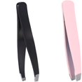 thumbnail image 1 of EXLEAF 2026 New 2Pcs Professional Stainless Steel Slant Tip Tweezer, Eyebrow Tweezers, Great Precision for Facial Hair, Eyelash, Brow Shaping, and All Hair Removal, 1 of 7