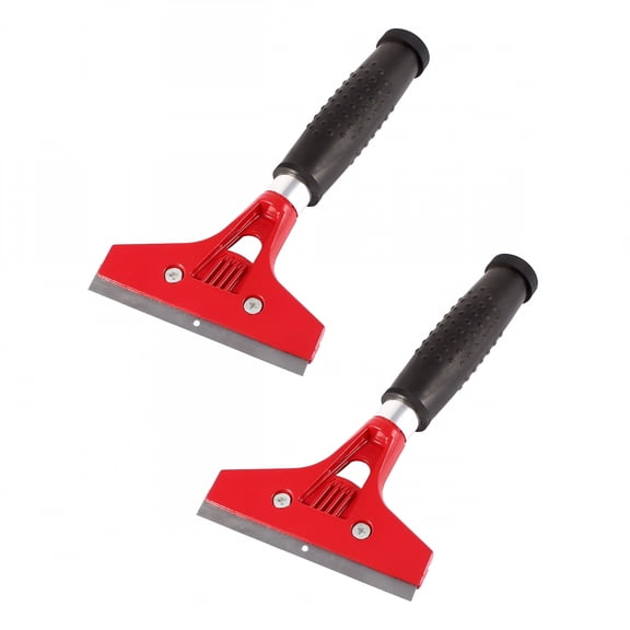 EXLEAF 2026 New 2Pcs Truck Car Windshield Cleaner Anti-Slide Grip Metal Blade Rough Ice Snow Scraper for Winter,Outdoor,Travel,Parking