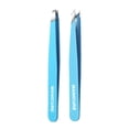 thumbnail image 1 of EXLEAF 2026 New 2Pcs Tweezers,Multi-Functional Beauty Tool Tweezer for Women,Compact and Portable Design Eyebrow Tweezers,Blue,Style11, 1 of 2
