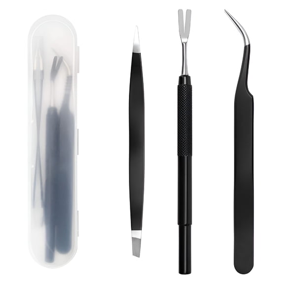 EXLEAF 2026 New 3 in 1 Tick Remover Kit,Tick Removal Tool,Tick Remover for Humans,Tick Removal Tool for Dogs,Tick Remover Tweezers Stainless Steel Tick Remover Tools Set for Pet Dog,Cat,Storage Box