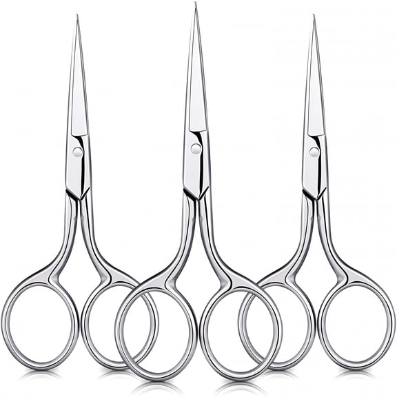 EXLEAF 2026 New 3 Pieces Small Precision Embroidery Scissors Mini Thread Scissors Stainless Steel Sewing Scissors Forged Pointed Tip Detail Shears for Diy Craft Needlework Yarn and Sewing