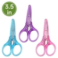 thumbnail image 1 of EXLEAF 2026 New 3Pcs Scissors All Purpose,With Protective Cover 3.5" Mini Scissors,Pointed Embroidery Scissors,Multcolor1 for Embroidery, Crafting, Sewing Projects, Precision Cutting, Home Use, 1 of 7