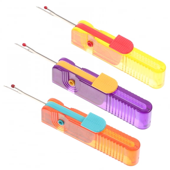EXLEAF 2026 New 3Pcs Seam Rippers Sewing Stitch Thread Unpicker Sewing Supplies for Quick Unpick Sewing,For Stitching,Seam Ripping,Alterations,Repairs,Diy Sewing Projects.