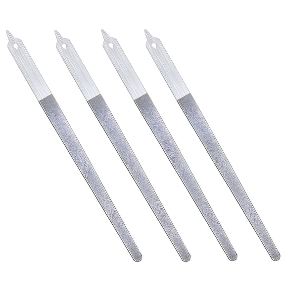 EXLEAF 2026 New 4 Pcs Diamond Deb Nail File Metal Nail File with Sharp Pointed Tip,Stainless Steel Nail Filer Metal Nail Files for Natural Nails Double Sided Manicure Pedicure Tools for Home(Small)