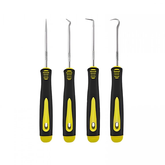 EXLEAF 2026 New 4 Piece Pick and Hook Set-Stainless Steel,Multifunctional for Auto Repair&Household Tasks for Automotive,Electronics,Crafts,Home Repair,Jewelry