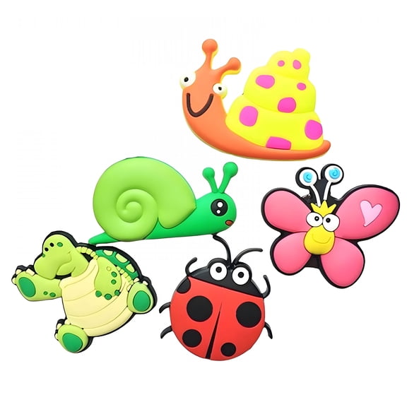 EXLEAF 2026 New 5 Pcs Fridge Magnets for Toddlers 1-3,Cute Cartoon Designs Cute Magnets,Magnetic Refrigerator Stickers Magnets Refrigerator Fridge Magnets for Kids,Style 1