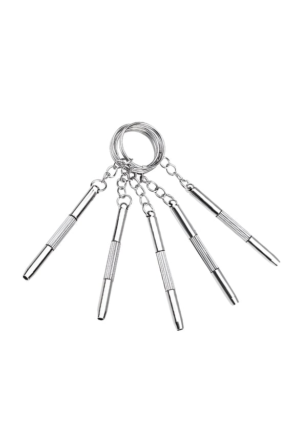 2026 New 5 Pcs Multifunction Eyeglass Screwdriver,Glasses Repair Tool Kit,Keychain Eyeglass Screwdriver,Portable Screwdriver,3-In-1 Spectacle Repair Kits for Sunglass,Watch,Jewelry,Diy (5 Pcs)