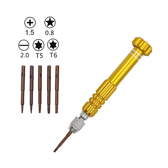 EXLEAF 2026 New 5 in 1 Magnetic Screwdriver Set for Eyeglass Sunglasses Electronics Multifunctional Mobile Phone Repairing Tool Mini Precision