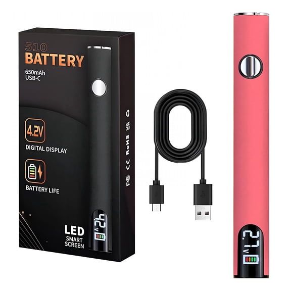 EXLEAF 2026 New 510 Thread Battery Cart Pen Portable Electric Soldering Iron Kit Adjustable Voltage Usb Rechargeable with 650Mah Battery for Electronics Repair