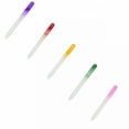 thumbnail image 1 of EXLEAF 2026 New 5Pcs Glass Nail File in Case,Nail File,Glass Fingernail File,Czech Glass File,Double-Sided Glass Nail File for Nail Care for Home, Salon, Travel, Manicure, Pedicure, 1 of 4