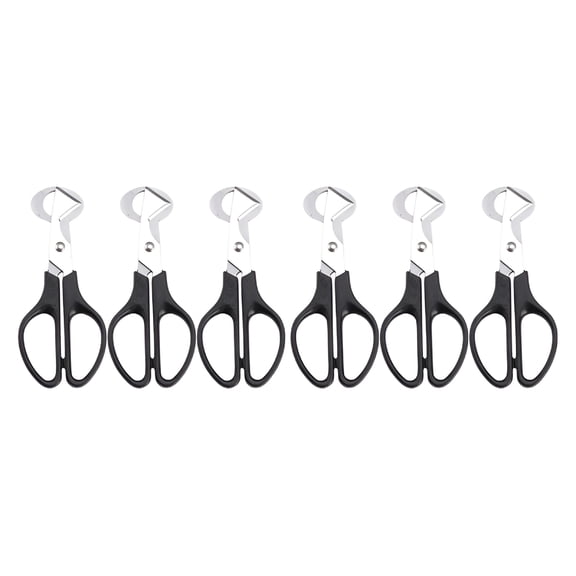 EXLEAF 2026 New 6 Pcs Quail Egg Scissors Kitchen Shear Stainless Steel Eggshell Opener Metal Cutter Cutting Shears