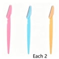 thumbnail image 1 of EXLEAF 2026 New 6Pcs Eyebrow Razor,High Sharp Shaving Blade Eyebrow Trimmer,Multi-Functional Eyebrow Trimmer Safety Anti-Scratch Design Face Shaver for Women, 1 of 7