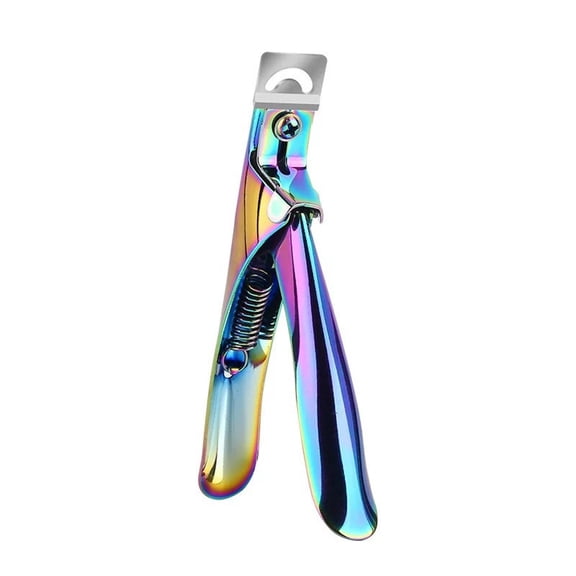 EXLEAF 2026 New Adjustable Nail Clippers with Magnets Sizers for Acrylic Nails Stainless Steel Nail Cutter Trimmer for Artificial False Tips Manicure Sharp Clip Tool for Salon