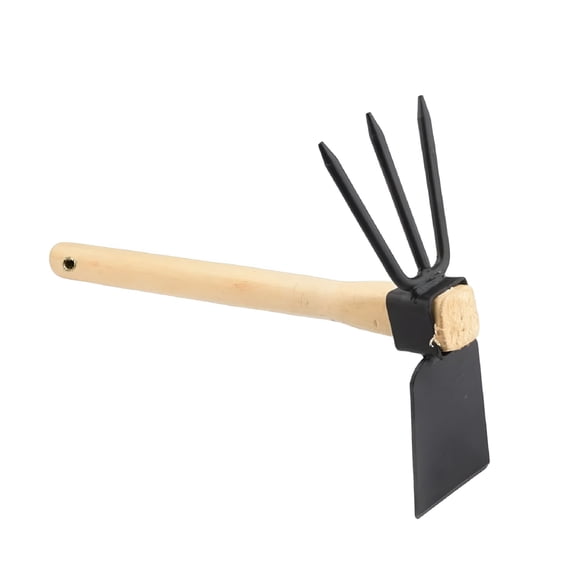 EXLEAF 2026 New Agricultural Hoe Garden Tool Farm Equipment Weeding Cultivating Digging Wooden Handle Metal Head Durable Comfortable Grip Versatile Farming Implement