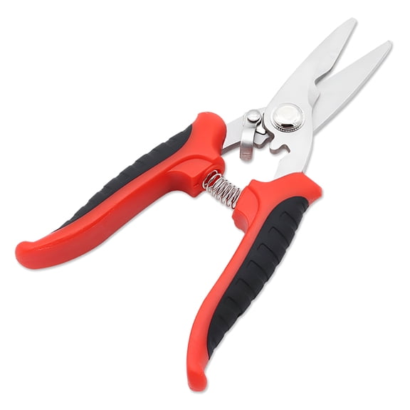 EXLEAF 2026 New Aviation Tin Snips,8 Inch Heavy Duty Metal Cutter,Straight Shears with Stainless Steel Blade & Comfort Grips,Multifunction Cutting of Branches,Cable Wires,Thin Iron,Cardboard