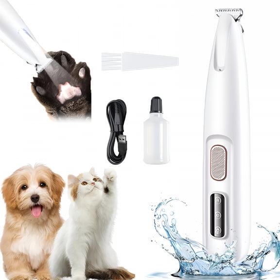 EXLEAF 2026 New Cat Trimmer, Paw Fur Trimmer for Small Dogs, Quiet Pet Micro Precision Trimmer for Grooming, Trimming Paws, Sensitive Areas, Home Care, Pet Hygiene, Detail Work