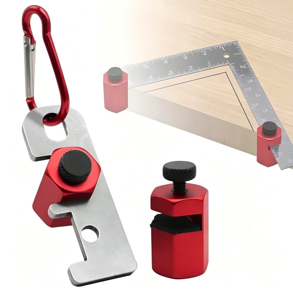 EXLEAF 2026 New Circular Saw Tool Set,High Accuracy Hexagonal Design,Aluminum Alloy Hex Flat Framing Jig with Thumb Screw Set