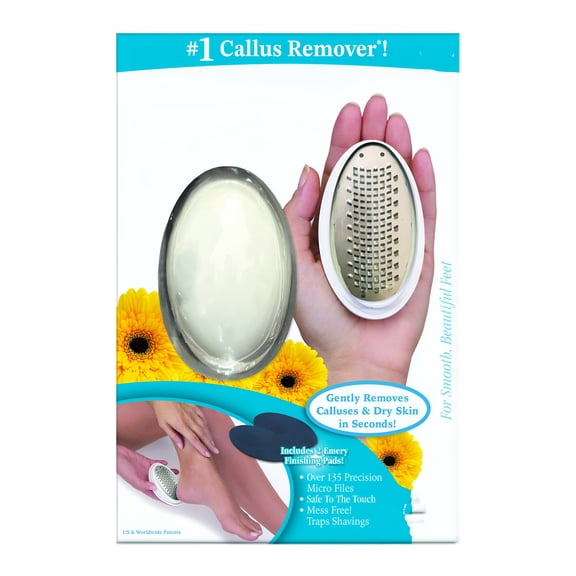 EXLEAF 2026 New Classic Callus Remover, Feet Care Safely & Painlessly Remove Tough Calluses Dry Skin to Reveal Smooth Soft Feet, 135 Precision Micro-Blades, Traps Shavings