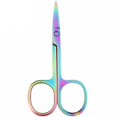 thumbnail image 1 of EXLEAF 2026 New Colorful Stainless Steel Eyebrow Scissors Professional Nail Scissors-Premium Small Scissors for Nose Hair,Mustache,Beard and Manicure Nose Hair Trim, 1 of 7