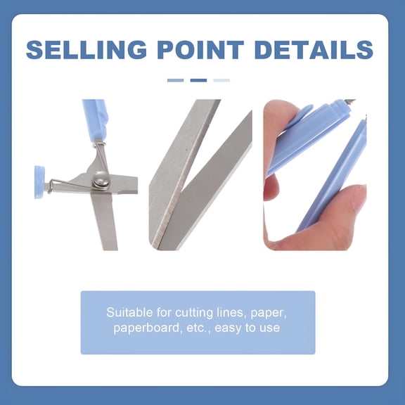 EXLEAF 2026 New Compact Folding Pocket Scissors | Pen-Shaped Travel Craft Tool for Teens & Adults | Safe Locking Blade for Thread,Paper & Label Cutting | Classroom,Office & Camping Mini Scissors