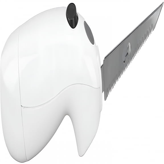 EXLEAF 2026 New Cordless Electric Fillet Knife,Battery Powered Portable Electrical Food Cutter for Carving Steak,Pork,Chicken,And Bread,Removable Reciprocating Serrated Stainless Steel Blades