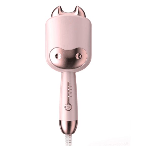 EXLEAF 2026 New Curling Iron Egg Roll Ripple Hair Curler Ceramic Tourmaline Control Egg Roll Curling for Home Salon Travel Pink