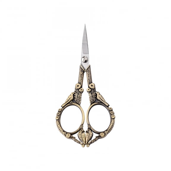 EXLEAF 2026 New Detail Embroidery Scissors -Small Sharp Pointed Tip Shears for Sewing,Craft,Artwork,Needlework Yarn,Thread Snips,Handicraft Diy Tool,4.5In Rainbow Vintage Style