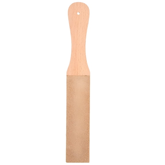 EXLEAF 2026 New Double Sided Leather Strop for Precision Sharpening,Vegan Leather Knife Sharpening Tool,Polishing Leather Strop with Smooth Surface and Rough