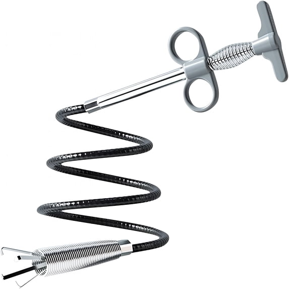 EXLEAF 2026 New Drain Clog Remover Tool,78-Inch Sink Snake Cleaner Drain Auger Sewer Toilet Dredge for Sink, Toilet, Shower, Bathtub, Pipe, Drain