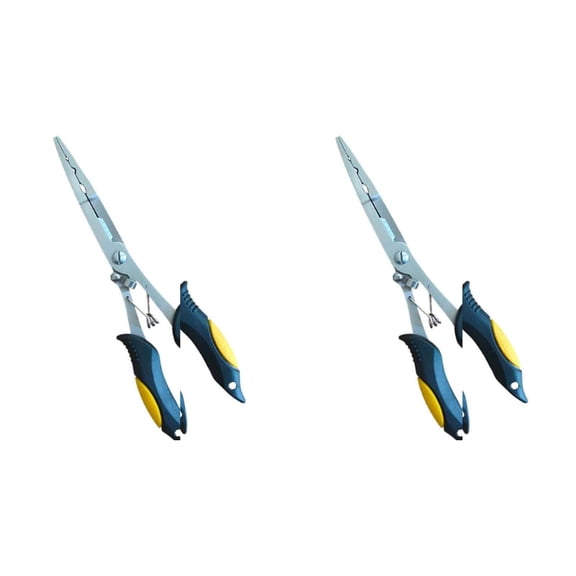 EXLEAF 2026 New Fishing Pliers Saltwater,Precision Office Scissors for Easy Cutting,Slip-Resistant Safety Scissors,Premium Stainless Steel for Rust-Free Performance