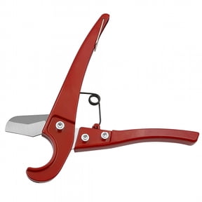 EXLEAF 2026 New Functional Practical Pvc Pipe Cutter Tools Valve Cutting Ergonomic Hand Hose Scissors for Plumbing,Diy Projects,Home Repairs Red