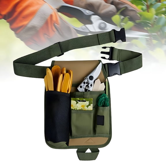 EXLEAF 2026 New Garden Tool Belt Convenient Handy Organizer for Builders Florists Hand Tools for Gardening, Landscaping, Construction, Floristry