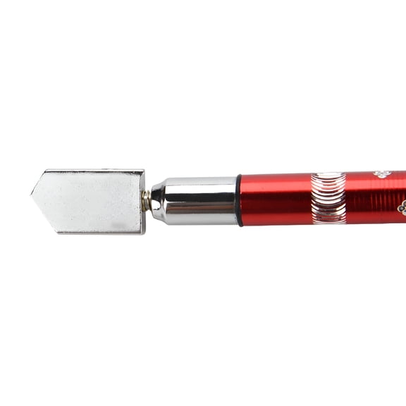 EXLEAF 2026 New Glass Cutter,Professional Glass Cutter Tool,Portable Handheld Wheel Type Glass Cutter with Non-Slip Handle for Cutting Glass,Diy Projects,Home Repair,Craft Work,Glass Cutting(Red)