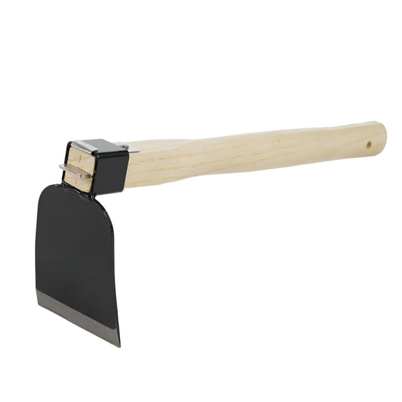 EXLEAF 2026 New Handheld Garden Digging Tool - Hoe with Short Wooden Handle - Ideal for Soil Loosening and Weeding, for Planting, Aerating, Garden Bed Preparation, Vegetable Gardening