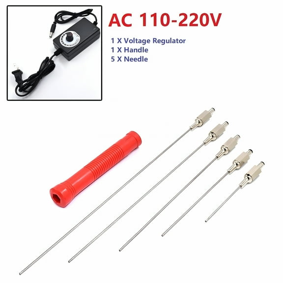 EXLEAF 2026 New Hot Wire Foam Cutter Electric Styrofoam Carving Cutting Tool with 5Pcs Needle for Foam Crafting,Model Making,Sculpture,Diy Projects,Custom Designs,Decoration