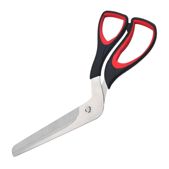 EXLEAF 2026 New Kitchen Scissors Pizza Scissors Pizza Cutter with Sharp Food Grade Stainless Steel and Soft Handle Multifunctional Kitchen Scissors,Red,27*7.5Cm